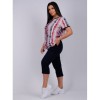 Костюм женский из кулирки футболка с бриджами