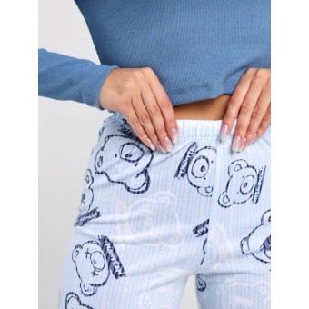 Комплект  женский       из кулирки    футболка с брюками