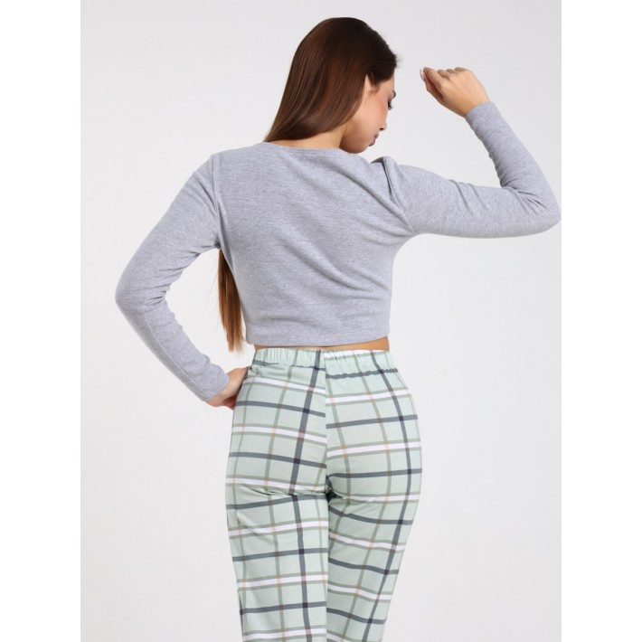 Комплект женский из кулирки футболка с брюками