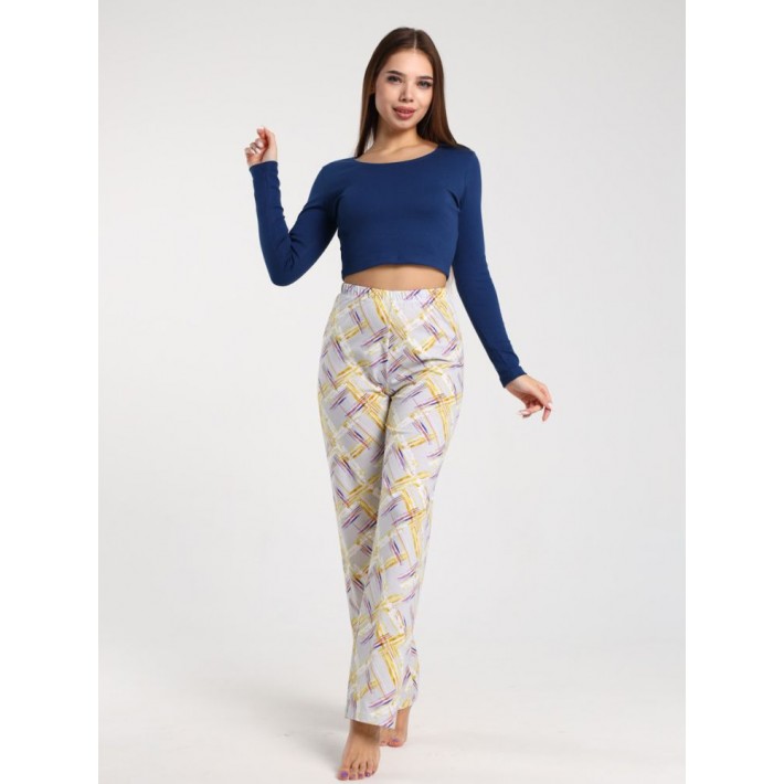 Комплект женский из кулирки футболка с брюками