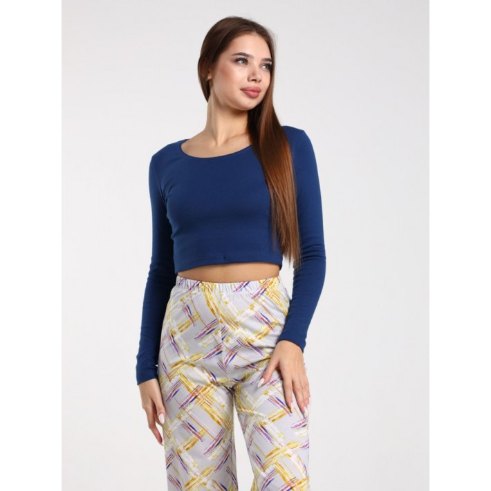 Комплект женский из кулирки футболка с брюками