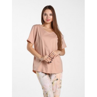 Пижама  женская       из кулирки    футболка с брюками