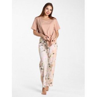 Пижама  женская       из кулирки    футболка с брюками