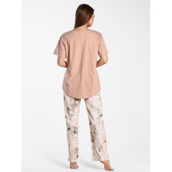 Пижама  женская       из кулирки    футболка с брюками