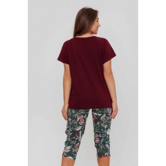 Костюм  женский       из кулирки    футболка с бриджами