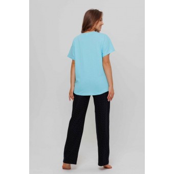 Костюм  женский       из кулирки    футболка с брюками