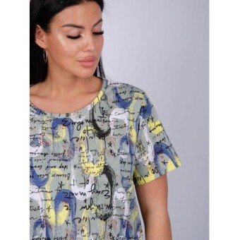 Костюм  женский       из кулирки    футболка с брюками        