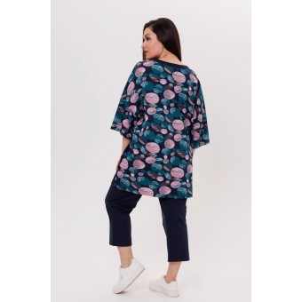 Костюм  женский       из кулирки    туника с бриджами