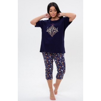 Костюм  женский       из кулирки    футболка с бриджами