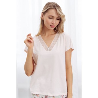 Пижама  женская       трикотажная    футболка с брюками