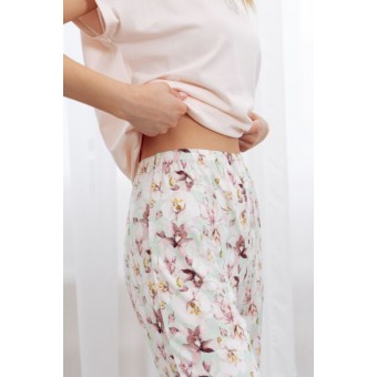 Пижама  женская       трикотажная    футболка с брюками