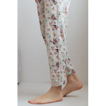 Пижама  женская       трикотажная    футболка с брюками