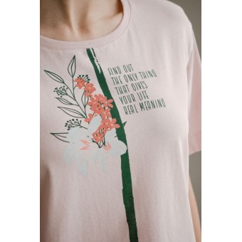 Пижама  женская       трикотажная    футболка с брюками