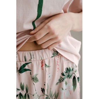 Пижама  женская       трикотажная    футболка с брюками