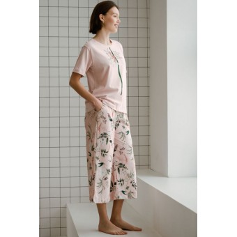 Пижама  женская       трикотажная    футболка с брюками