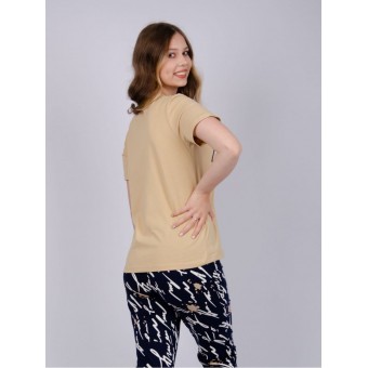 Пижама  женская       из кулирки    футболка с брюками