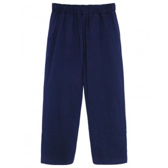 Пижама  женская       из кулирки    футболка с брюками   синяя