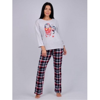 Комплект  женский       из кулирки    кофта с брюками        