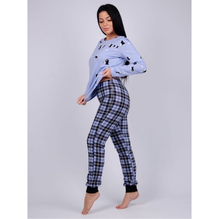 Комплект женский из кулирки кофта с брюками