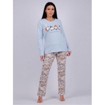 Комплект  женский       из кулирки    кофта с брюками        