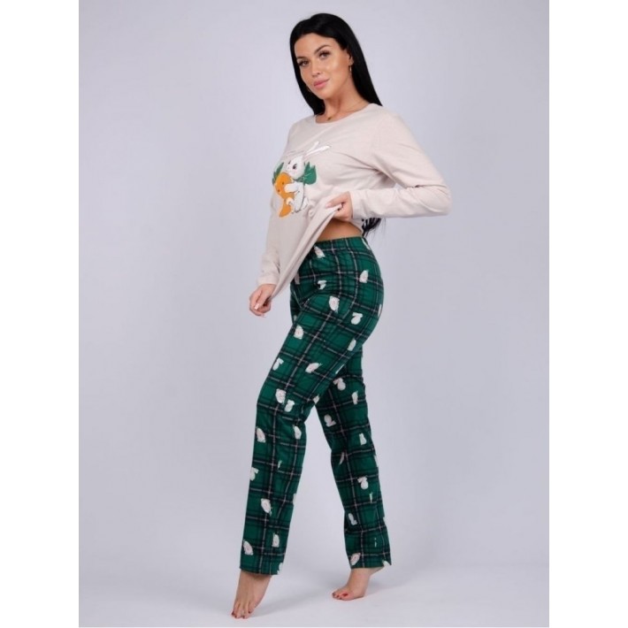 Комплект женский из кулирки кофта с брюками