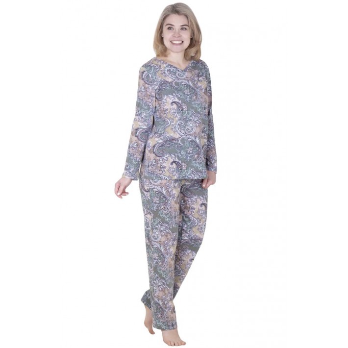 Комплект женский из кулирки кофта с брюками
