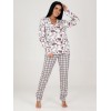Пижама женская из кулирки кофта с брюками