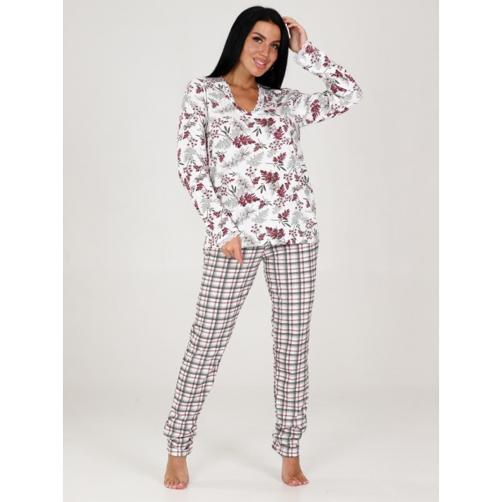 Пижама женская из кулирки кофта с брюками