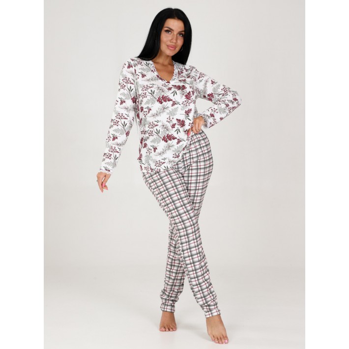 Пижама женская из кулирки кофта с брюками