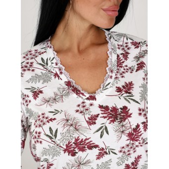 Пижама  женская       из кулирки    кофта с брюками        