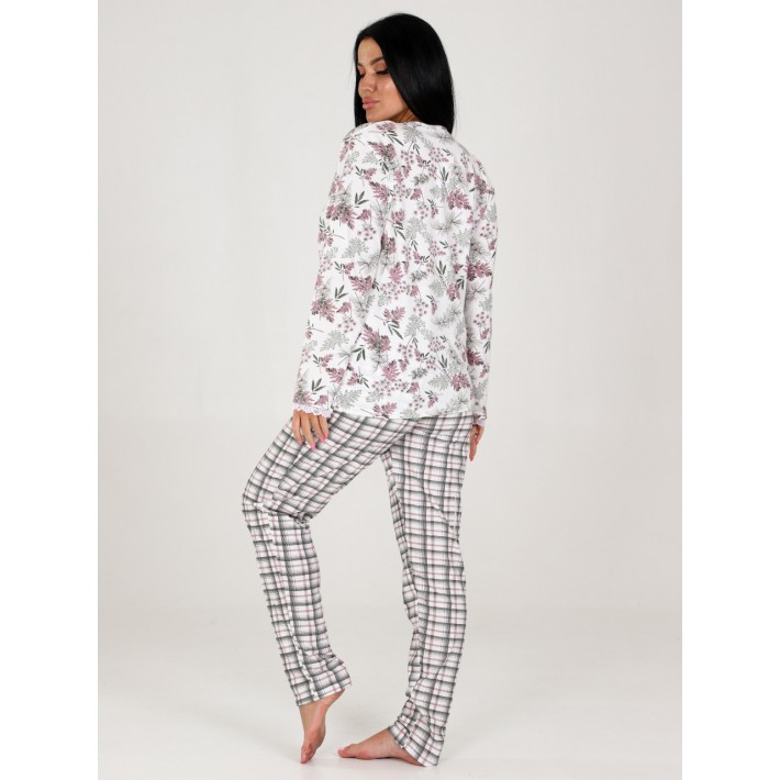 Пижама женская из кулирки кофта с брюками