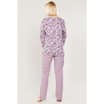 Пижама  женская       из футера    кофта с брюками   в ассортименте
