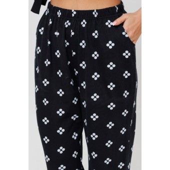 Костюм  женский       из кулирки    кофта с брюками   черный