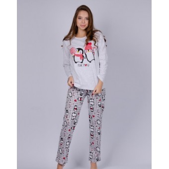 Пижама  женская       из футера    кофта с брюками