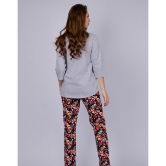 Пижама  женская       из футера    кофта с брюками