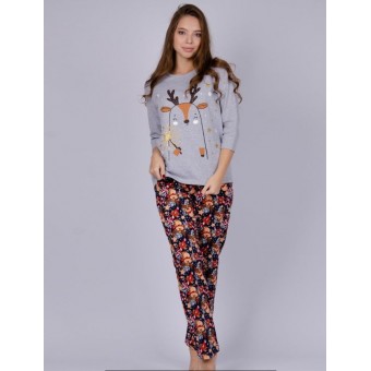 Пижама  женская       из футера    кофта с брюками