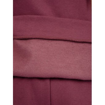 Костюм  женский       из футера    кофта с брюками   бордовый  однотонный