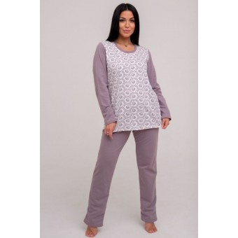 Пижама  женская       из футера    кофта с брюками