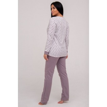 Пижама  женская       из футера    кофта с брюками