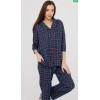Пижама женская из кулирки на пуговицах рубашка с брюками