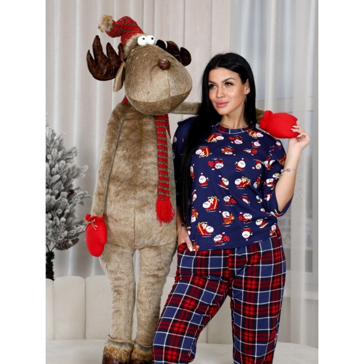 Костюм женский из кулирки кофта с брюками