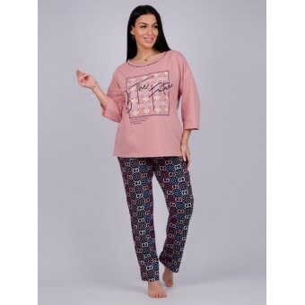 Костюм  женский       из кулирки    кофта с брюками        