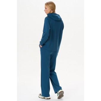 Костюм  женский       из вискозы    кофта с брюками   синий