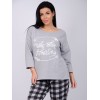 Костюм женский из футера кофта с брюками