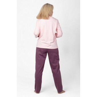 Пижама  женская       из футера    кофта с брюками   зеленая