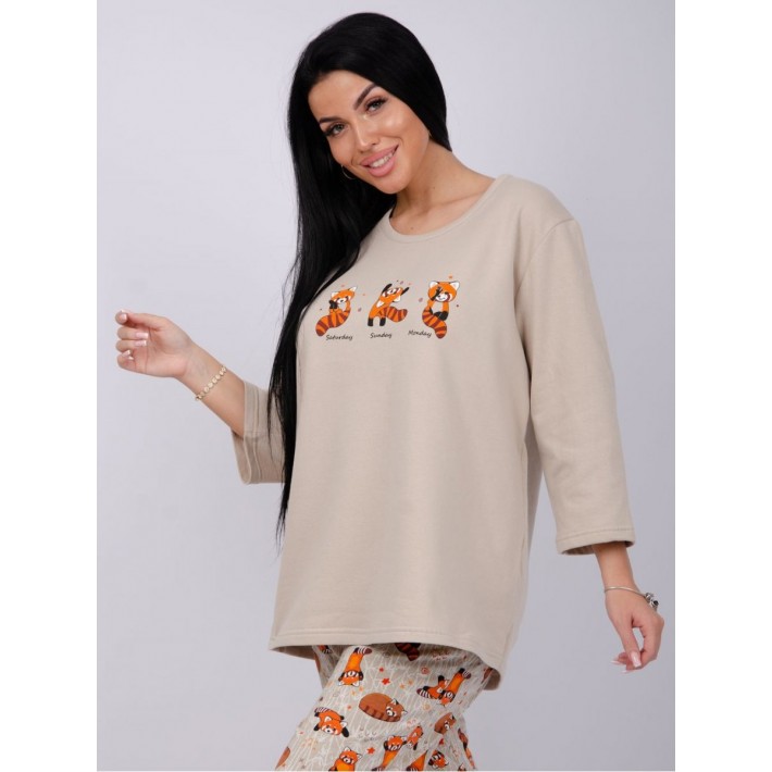 Пижама женская из кулирки кофта с брюками