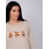 Пижама женская из кулирки кофта с брюками