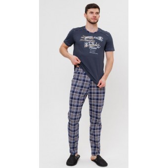 Костюм  мужской       из кулирки    футболка с брюками