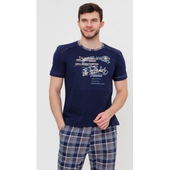 Костюм  мужской       из кулирки    футболка с брюками