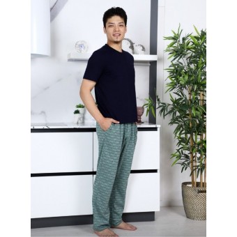 Комплект  мужской       из кулирки    футболка с брюками